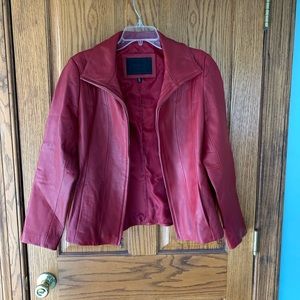 Avanti Red leather jacket
